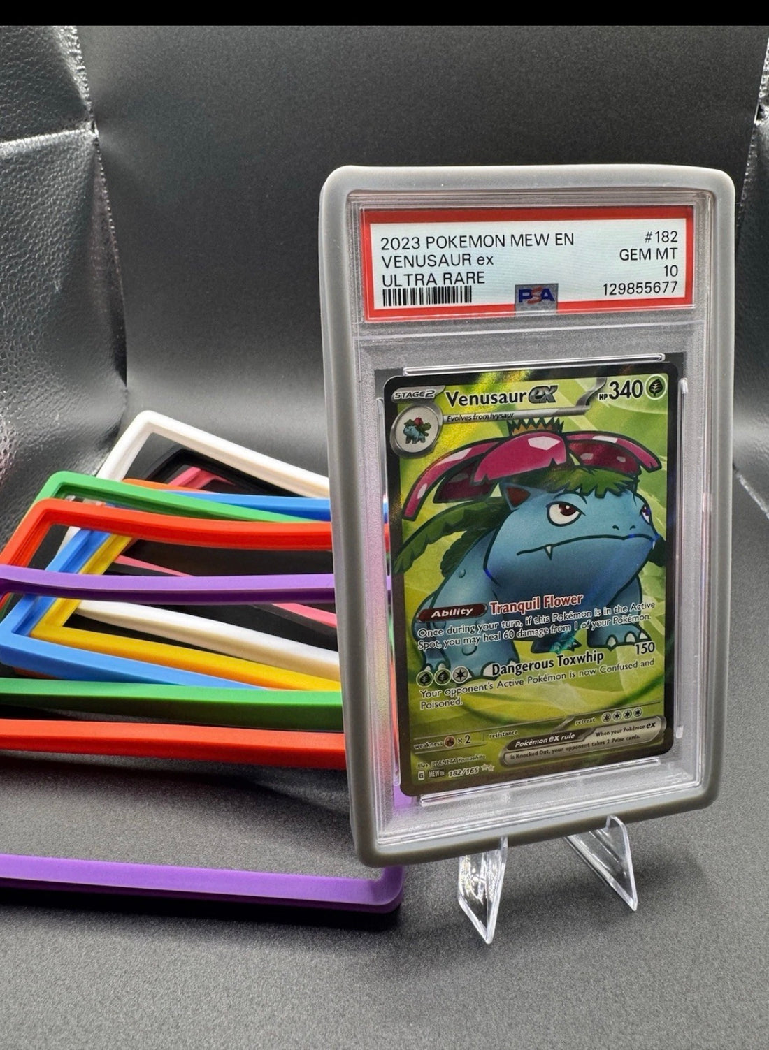 PSA Graded Card Slab Silicone Bumper Pokémon Guard Protector Case | 10 Colors