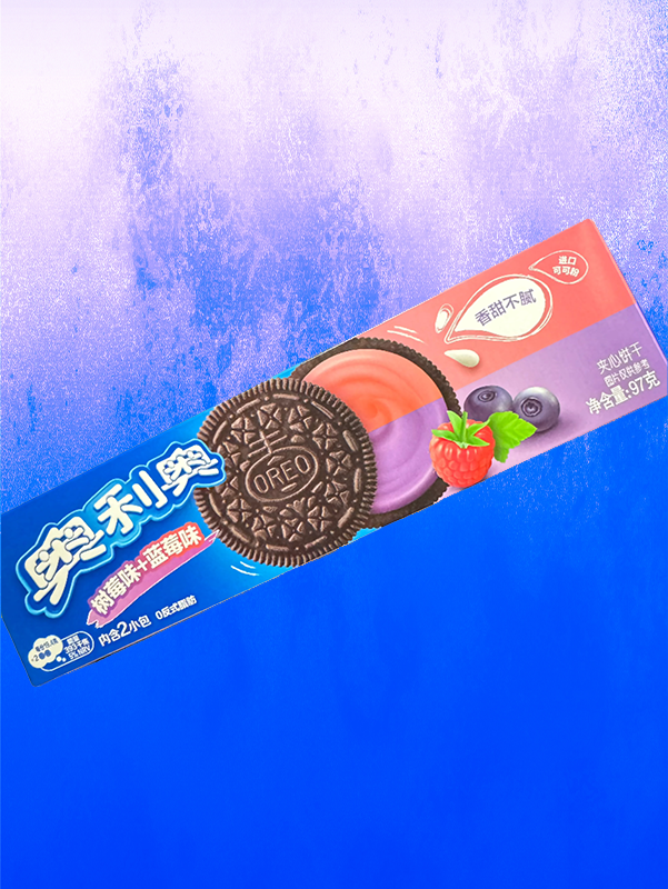 Oreo Blueberry Raspberry - 97g (China)
